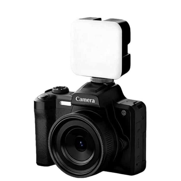 HD Retro Digital Camcorder Camera Portable Micro DSLR Camera, DC101 + Microphone, DC101 + Fill Light, DC101 + Microphone + Fill Light