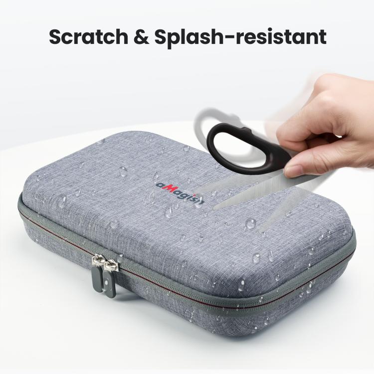 For DJI Osmo Action 6 aMagisn Medium Hard Shell Carrying Case with Removable Foam Insert, For DJI Osmo Action 6