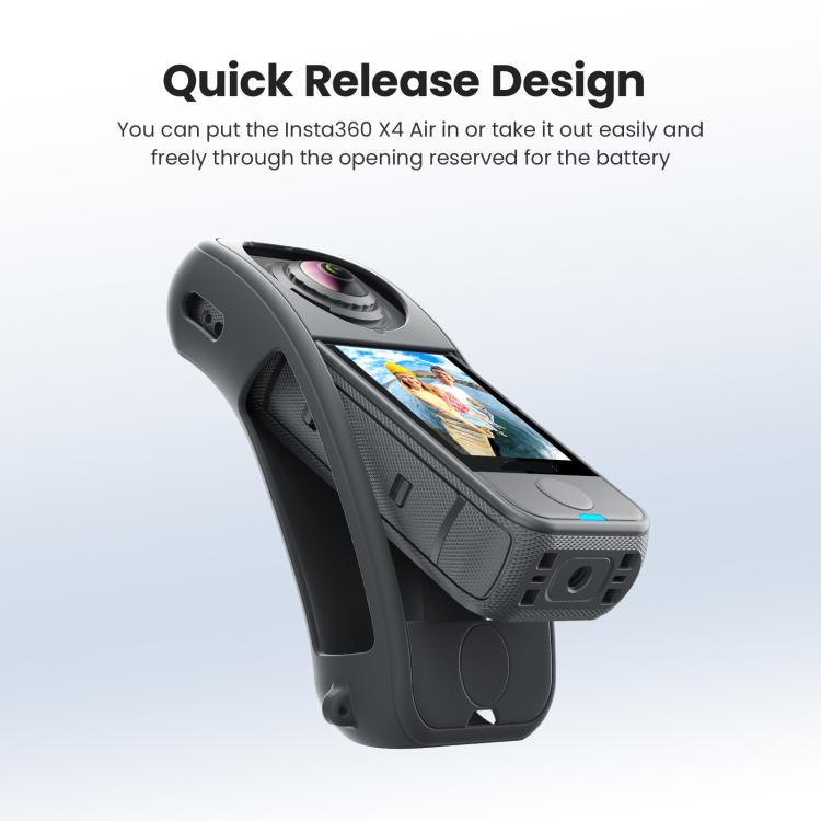For Insta360 X4 Air Camera, aMagisn Silicone Case Black, aMagisn Silicone Case Gray, aMagisn Silicone Case & Lens Cap Black, aMagisn Silicone Case & Lens Cap Gray