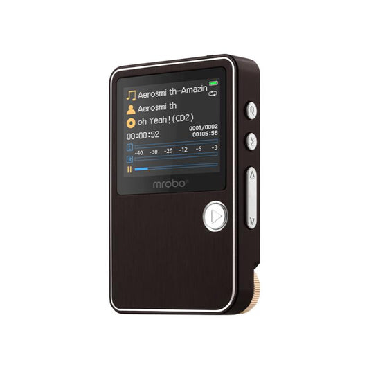 Mrobo HiFi Music Player With DAC Chip - 1.77-Inch Color Screen, Scroll Wheel Control, Supports Lossless Audio & AMV Video, 8GB, 16GB, 32GB, 64GB, 128GB, 256GB