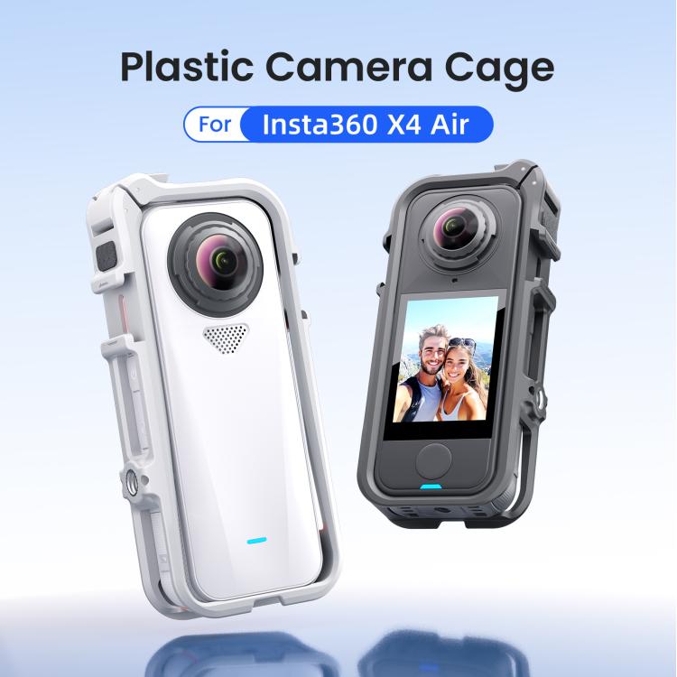 For Insta360 X4 Air AMagisn Camera Cage Plastic Expansion Frame With Windproof Foam