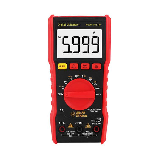 SMART SENSOR High-Precision Multifunctional Portable Automatic Digital Multimeter, ST833A