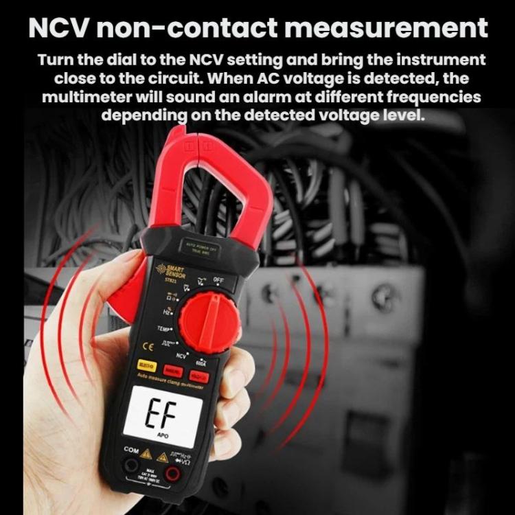 SMART SENSOR High-Precision Digital Display DC Clamp Multimeter, ST822