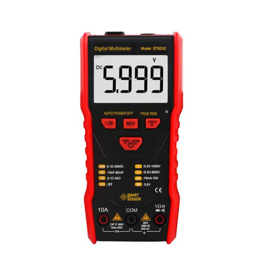SMART SENSOR High-Precision Multifunctional Portable Automatic Digital Multimeter, ST833D