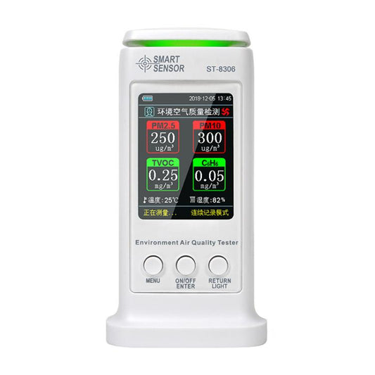 SMART SENSOR Rechargeable Formaldehyde Environmental Air Quality Alarm Detector, ST8306