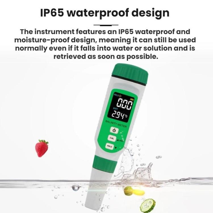 SMART SENSOR Digital Salinity Meter Pen-Type Seawater, AR8212+