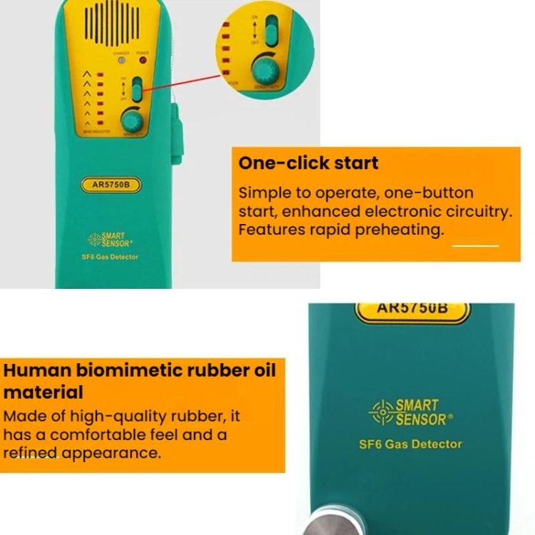 SMART SENSOR Refrigerator And Air Conditioner SF6 Refrigerant Leak Detector, SMART SENSOR AR5750B