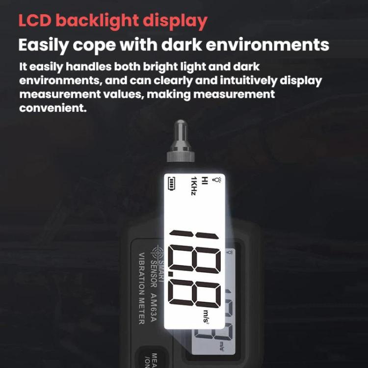 SMART SENSOR Explosion-Proof Handheld Portable High-Precision Motor Vibration Meter, SMART SENSOR AM63A