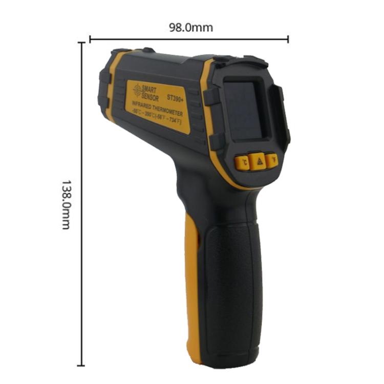 Industrial High-Precision Infrared Thermometer For Baking & Kitchen, SMART SENSOR ST390+