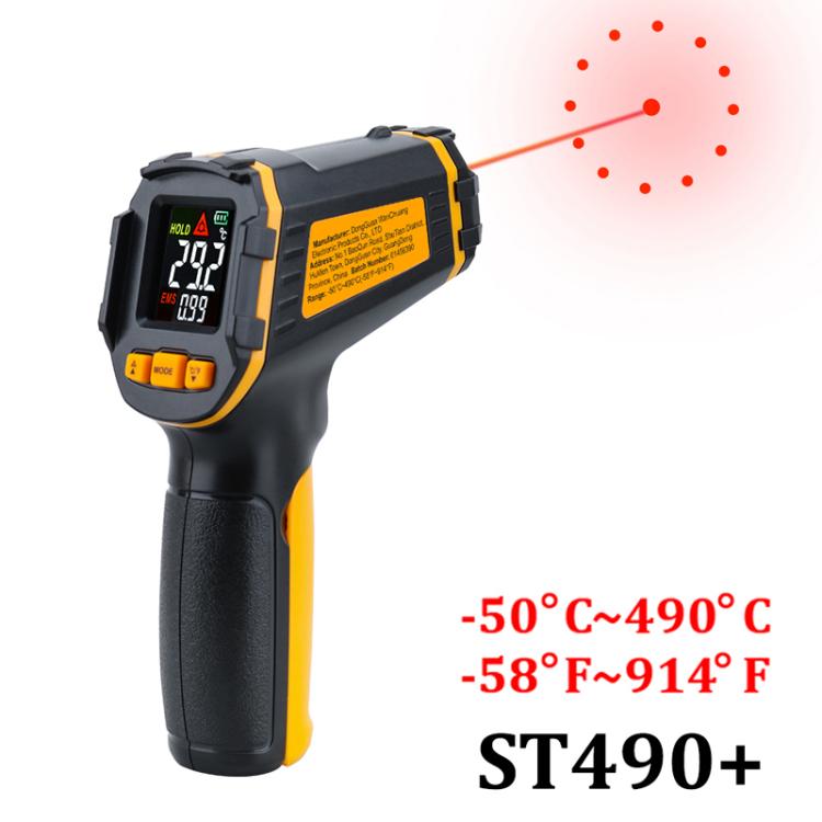 Industrial High-Precision Infrared Thermometer For Baking & Kitchen, SMART SENSOR ST490+