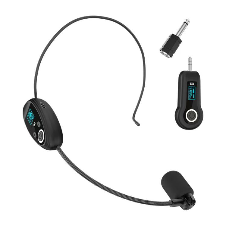K-06 2.4G Head-Mounted Wireless Microphone Amplifier Headset, 1 in 1, 1 in 2