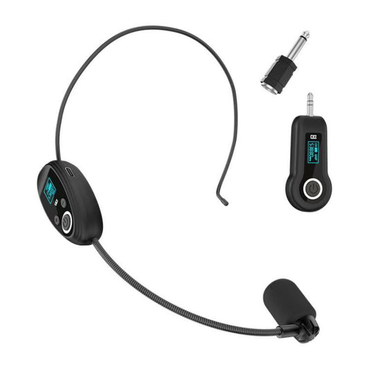 K-06 2.4G Head-Mounted Wireless Microphone Amplifier Headset, 1 in 1, 1 in 2