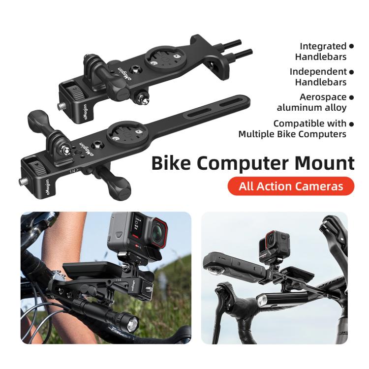Action Camera Speedometer Cycling Mount, aMagisn BR01 Independent Handlebars, aMagisn BR02 Integrated Handlebars