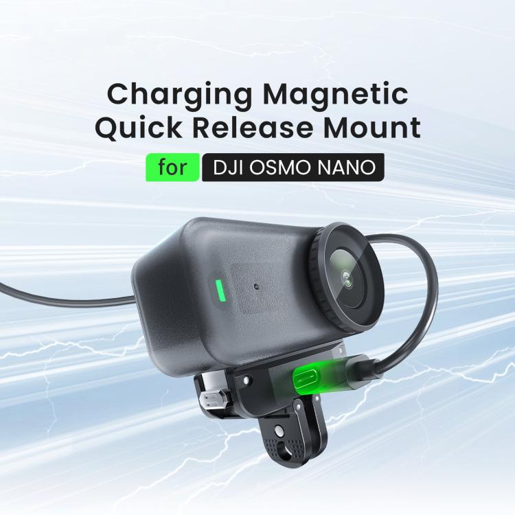 aMagisn TN02 Rechargeable Magnetic Quick-Release Base Action Camera Accessory, TN02