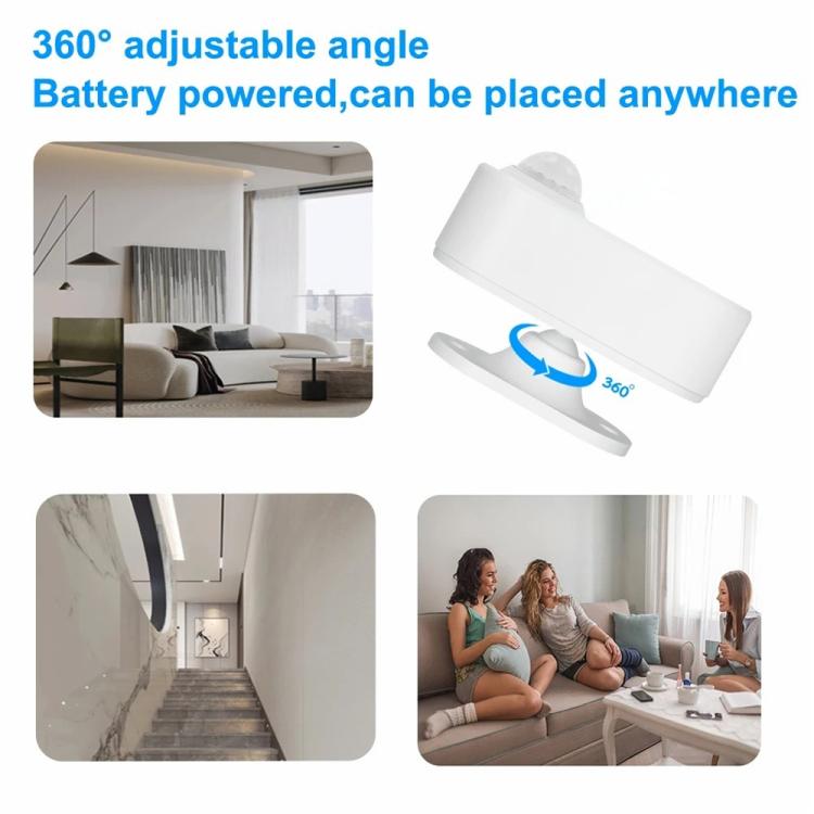Zigbee Human Presence Sensor PIR Motion Radar, Compatible With Home Assistant, PIR+Light Sensor, PIR+24GHz Millimeter Wave+Light Sensor
