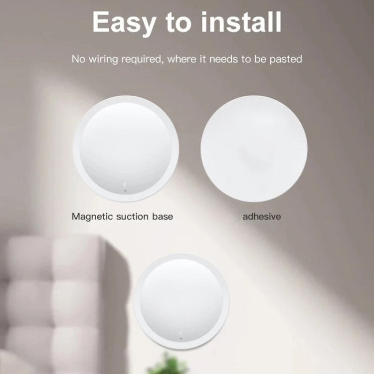 Zigbee Knob Button Scene Switch Magnetic Adhesive Free Placement Scene Dimming, Compatible With Home Assistant, ZG-101ZD