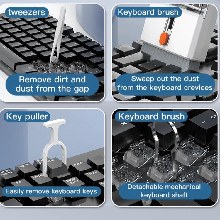 22-in-1 Electronics Cleaning Kit with Pop-Up Case All-in-One Tool Set for Keyboard, Phone, Camera, Earbuds
