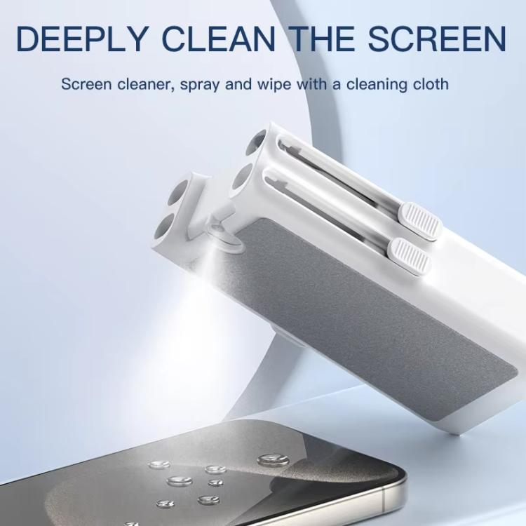 10-in-1 Retractable Cleaning Kit Multi-Tool Set for Keyboard, Earbuds Case, Phone, Screen
