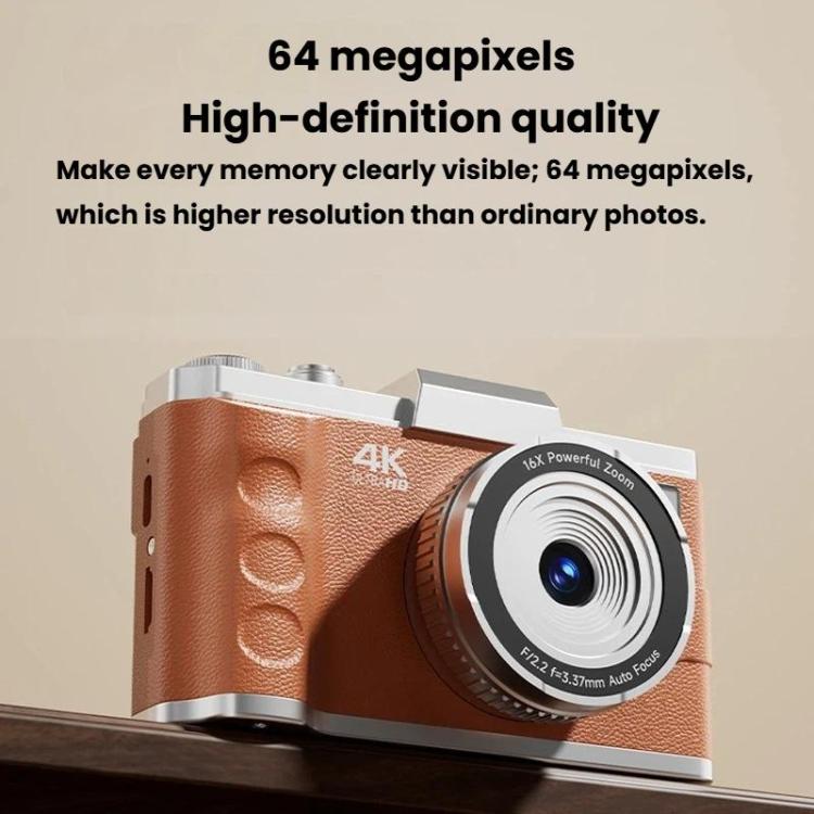 M11 3 Inch 4K Retro HD Camera Student CCD Digital Point-And-Shoot Camera