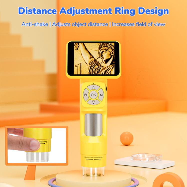 H113 Portable Handheld Digital Microscope Kids Microscope With LED Light