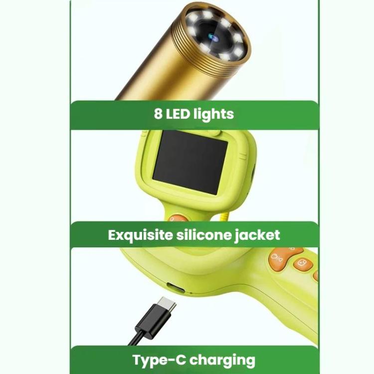 IP67 Waterproof Portable Endoscope 2.4 Inch Screen Student Magnifying Glass For Nature Exploration, G21