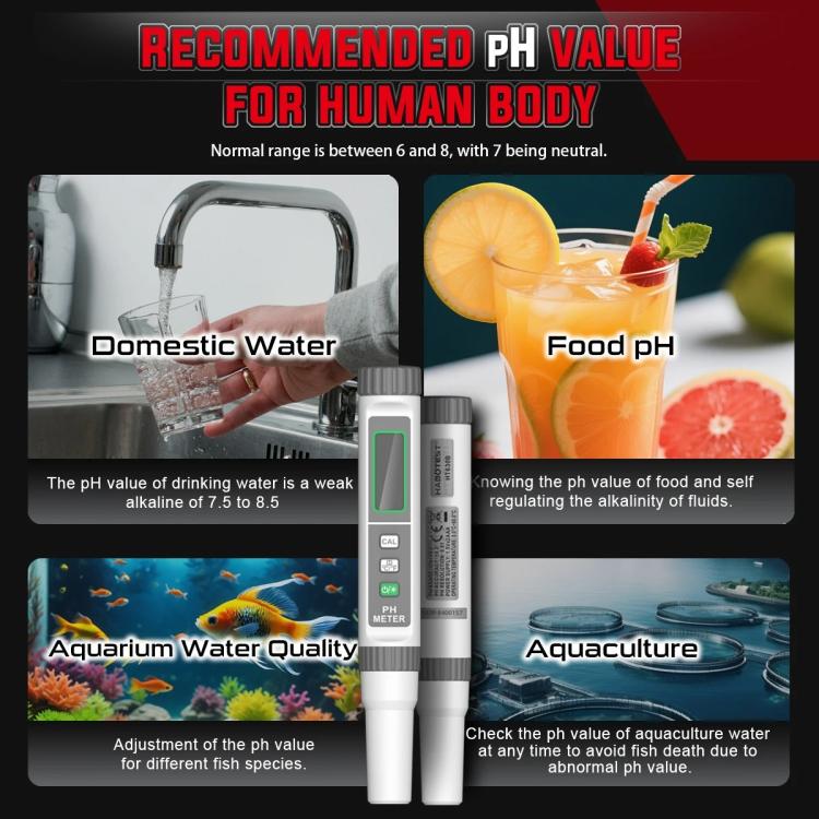 High-Precision PH Tester Water Quality Analyzer, HABOTEST HT630A, HABOTEST HT630B
