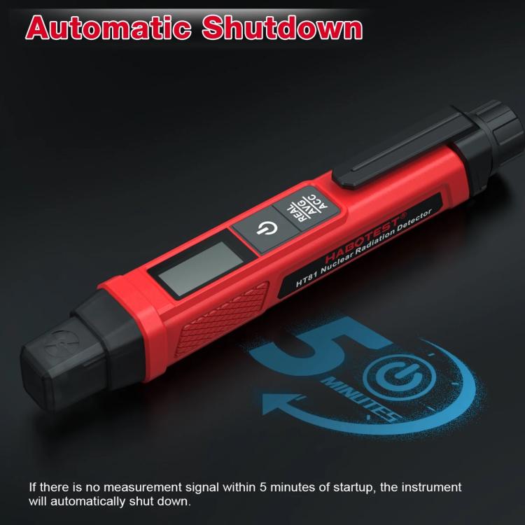 Nuclear Radiation Detection Pen Nuclear Contamination Meter Radioactive Material Detector, HT81