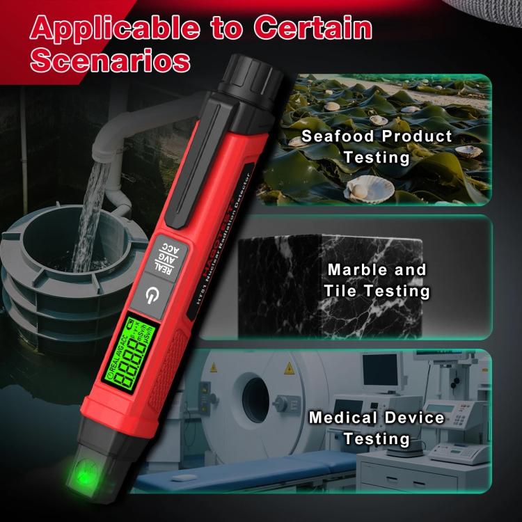 Nuclear Radiation Detection Pen Nuclear Contamination Meter Radioactive Material Detector, HT81