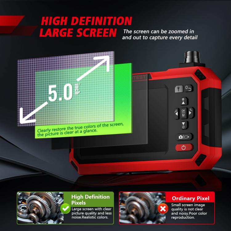 Industrial Endoscope HD Camera Pipe Inspection Instrument, HABOTEST HT669A, HABOTEST HT669A-PRO