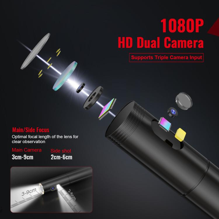 Industrial Endoscope HD Camera Pipe Inspection Instrument, HABOTEST HT669A, HABOTEST HT669A-PRO