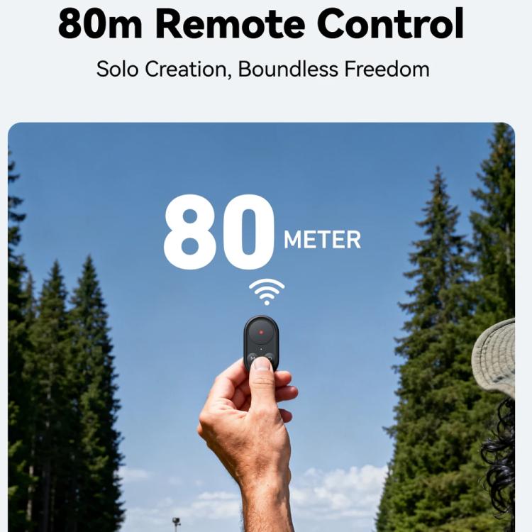 TELESIN Bluetooth Remote Control Selfie Stick Tripod For Action Cameras And Smartphones
