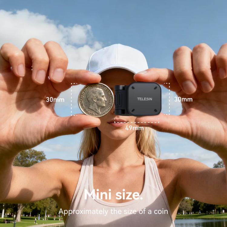For Insta360 Go Ultra Camera TELESIN Magnetic Pivot Clip First-Person View Cap Mount Accessory
