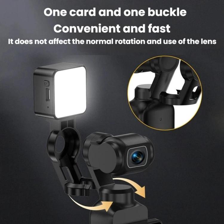 For DJI Osmo Pocket 3 Desiontal PM-06 Quick-Release Magnetic Fill Light Portable Light For Action Cameras, PM-06