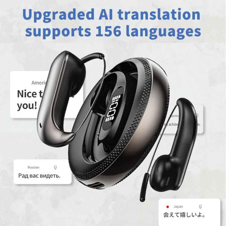 X56 156 Languages AI Smart Translation Earphones Wireless 6.0 Over-Ear Bluetooth Earphones