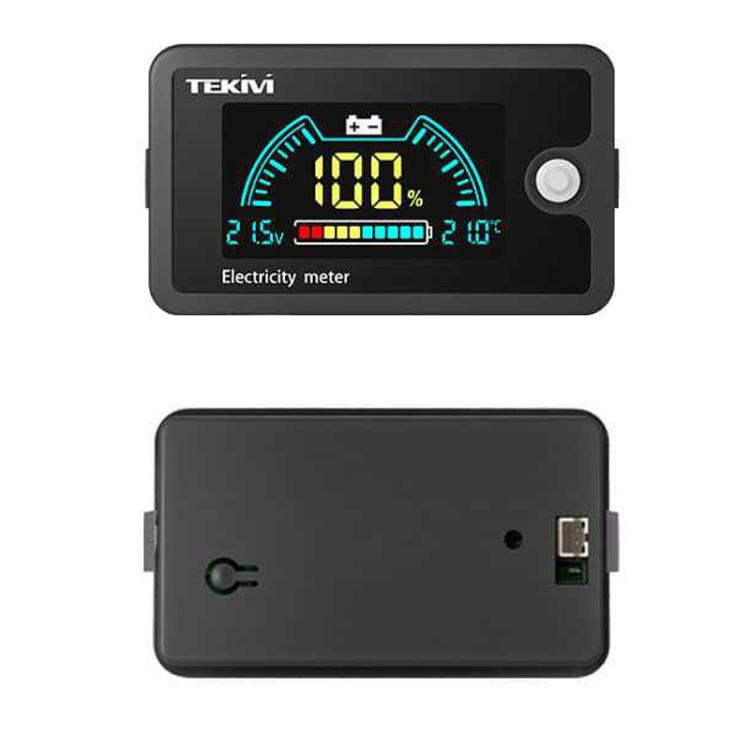 TEKM 8-100V Two-Wire Battery Power LCD Digital Display, Standard 6840D