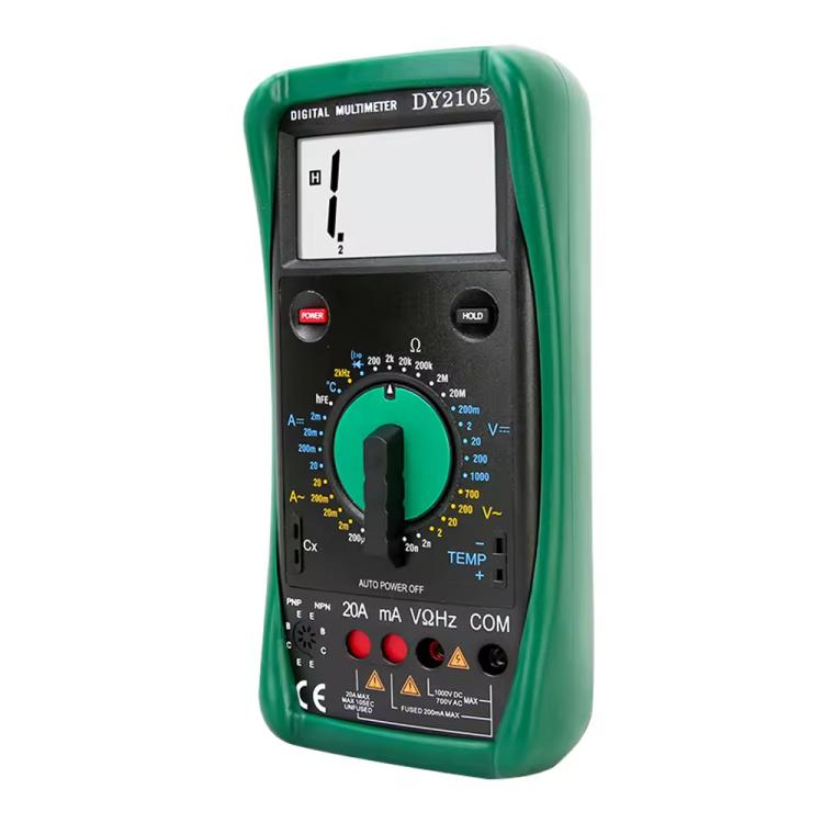 DUOYI AC/DC Voltage Resistance Testing Anti-Burn Digital Multimeter, DY2105