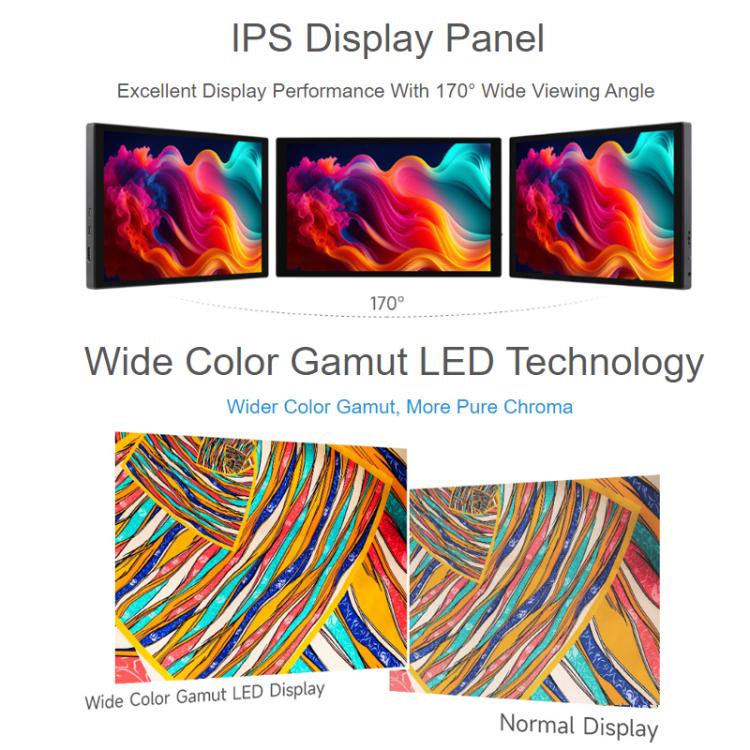 WAVESHARE 10.1-Inch DSI Tempered Glass Pane High Color Gamut Touchscreen 720 X 1280 Pixels, 32603