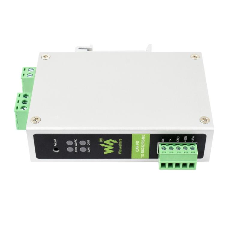 WAVESHARE CAN FD Protocol Converter Compatible With CAN 2.0A/2.0B Protocols Spports DIN Rail Mounting, 32599