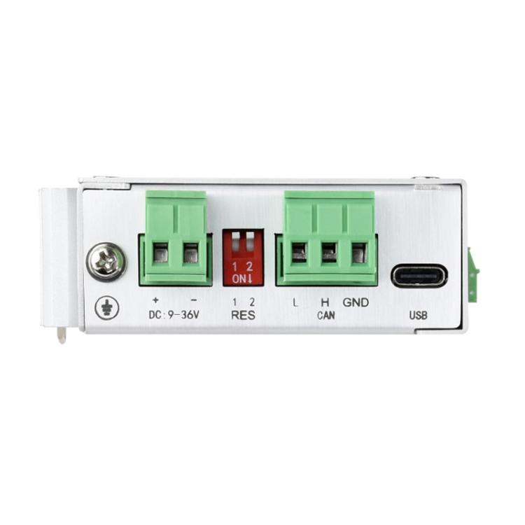 WAVESHARE CAN FD Protocol Converter Compatible With CAN 2.0A/2.0B Protocols Spports DIN Rail Mounting, 32599