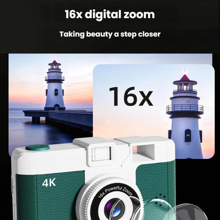 M16 2.4 Inch WiFi HD Digital Camera Mini CCD Camera With Front & Rear Dual Cameras