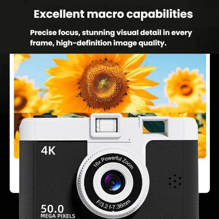 M16 2.4 Inch WiFi HD Digital Camera Mini CCD Camera With Front & Rear Dual Cameras