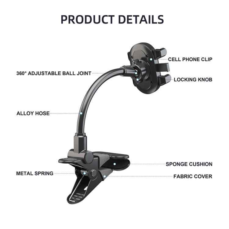 Universal Phone Holder For Recording Live Streaming Teaching Videos Of Guitar/Bass/Ukulele