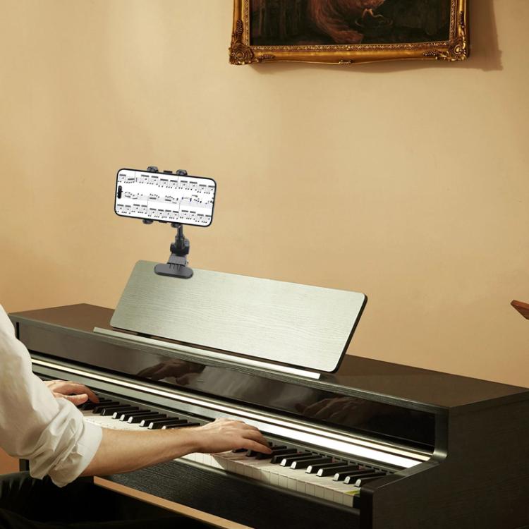Universal Phone Holder For Recording Live Streaming Teaching Videos Of Guitar/Bass/Ukulele