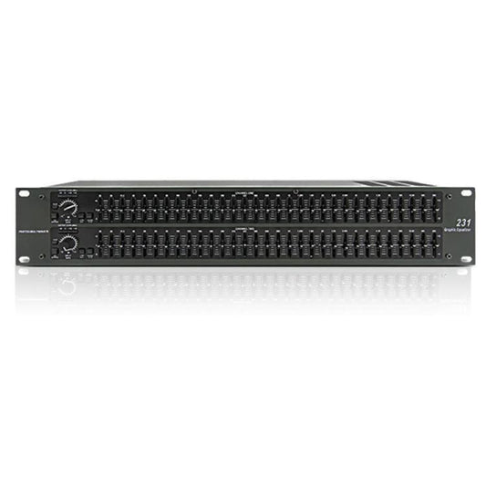231 Stage Performance Home Audio Equalizer Bar KTV High-Mid-Low EQ Tuner, US Plug, EU Plug, UK Plug, AU Plug