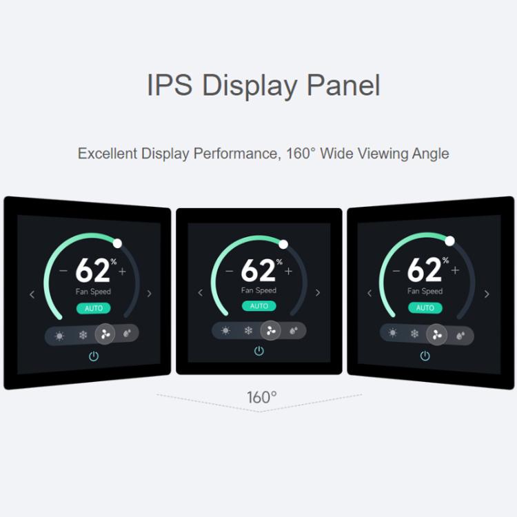 WAVESHARE RP2350 High-Performance Development Board 480 X 480 Resolution, With Touch Screen