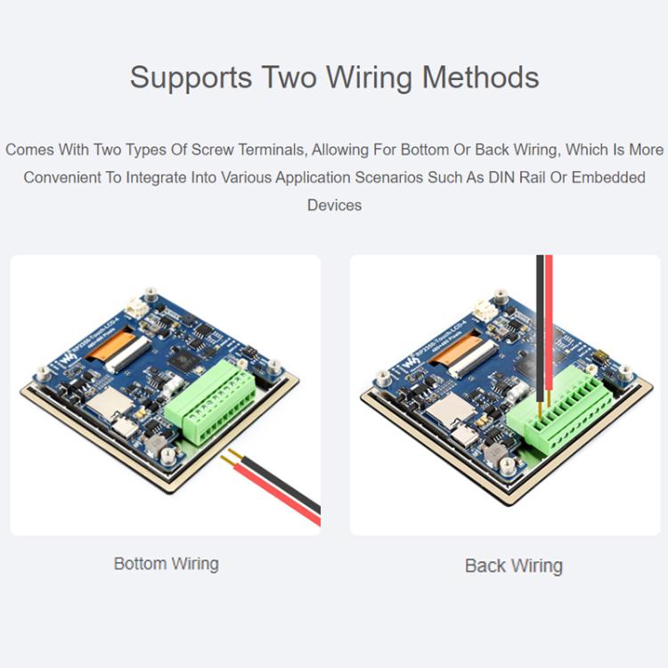 WAVESHARE RP2350 High-Performance Development Board 480 X 480 Resolution, With Touch Screen