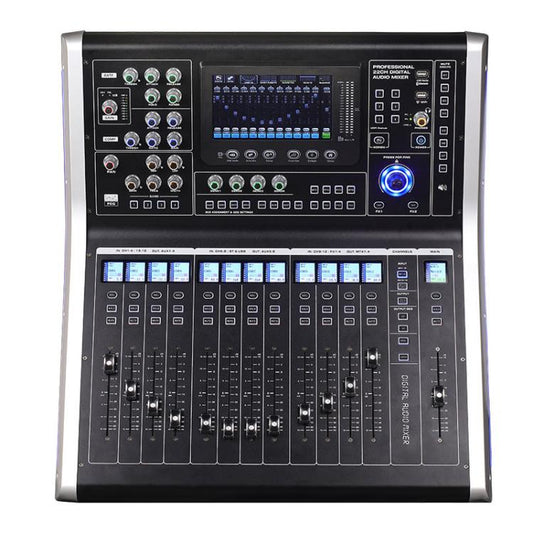 MDX22 USB Bluetooth 48V Phantom Power DSP Digital Mixer, US Plug, EU Plug, UK Plug, AU Plug