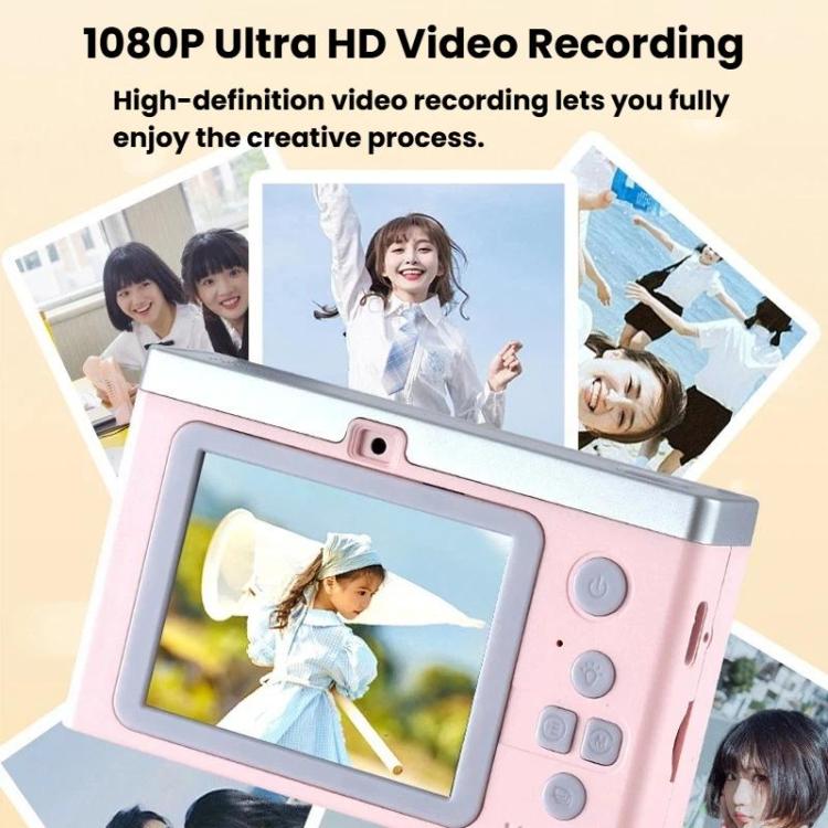 M12 2.4 Inch HD Mini Dual Lens CCD Camera Retro Card Camera For Students