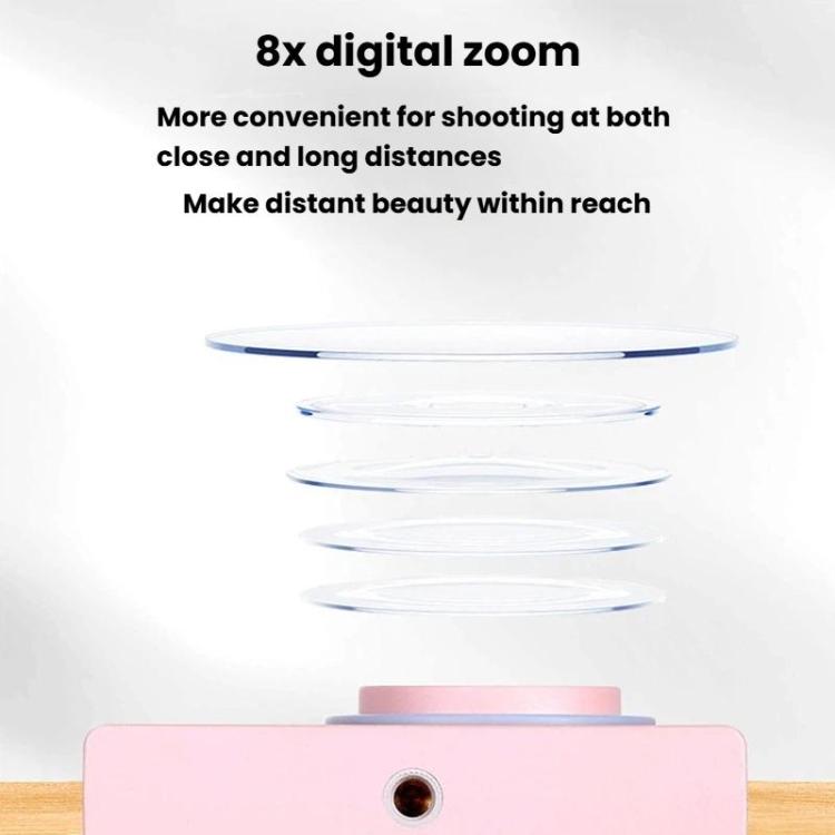 M12 2.4 Inch HD Mini Dual Lens CCD Camera Retro Card Camera For Students