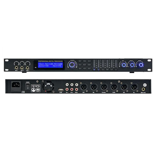 KX500 Preamp Effects DSP Vocal Audio Effects Processor, US Plug, EU Plug, UK Plug, AU Plug